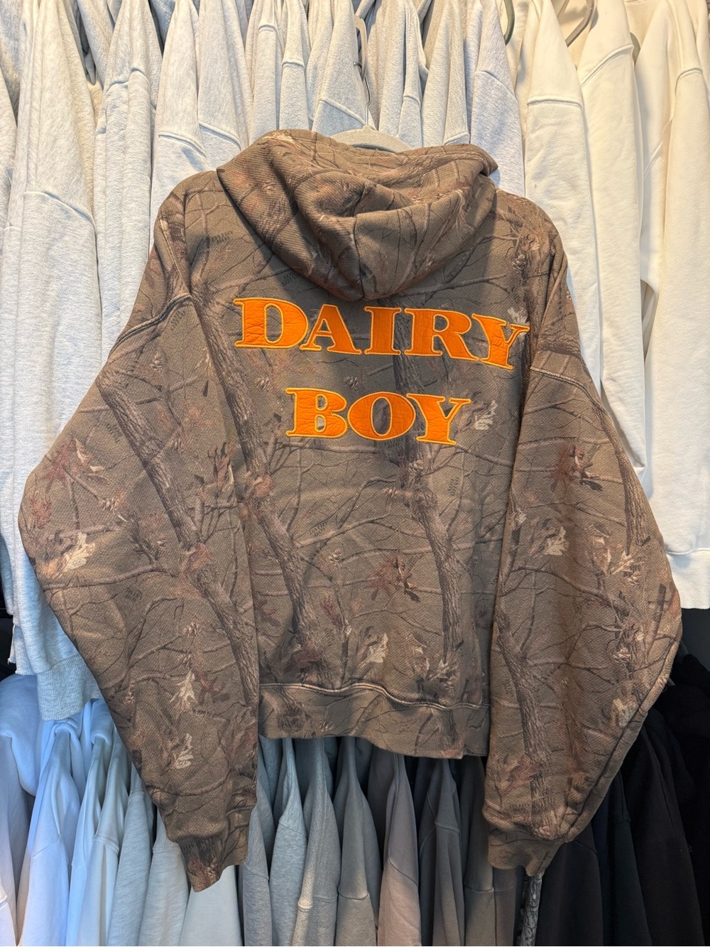 Dairy Boy Evergreen Camo Hoodie
